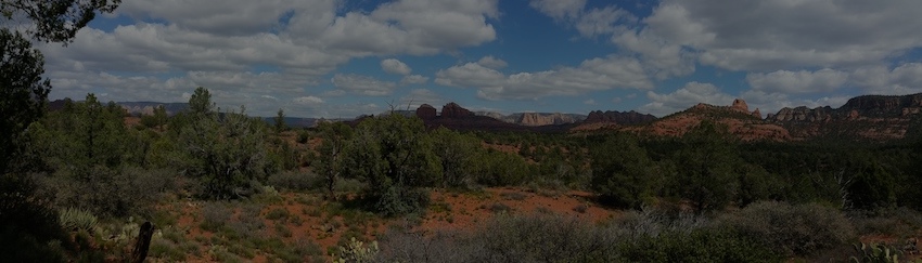 Sedona, Arizona red rock landscape near Mark Watson's home