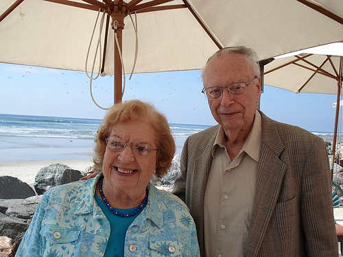 Carol and Ken on a cruise to Hawaii